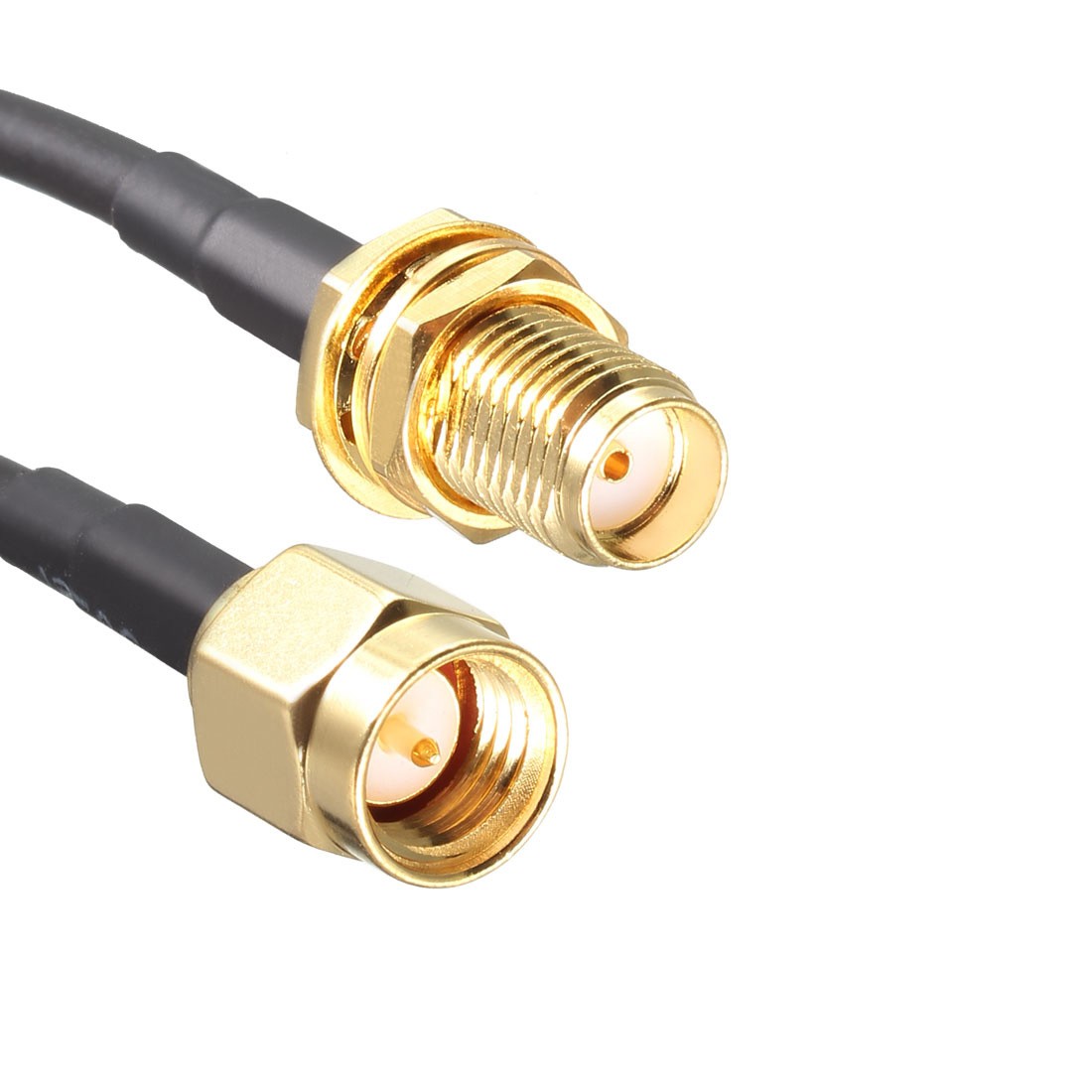 SMA Extension Cable 33Ft Male to Female Broadcast RG174 Antenna RF Coax Cable SMA Extension Cable 33Ft Male to Female Broadcast RG174 Antenna RF Coax Cable