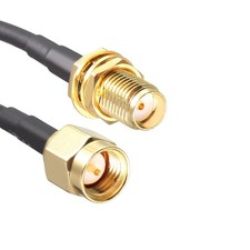 SMA Extension Cable 33Ft Male to Female Broadcast RG174 Antenna RF Coax Cable picture